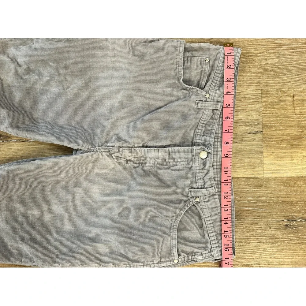 Braxton Vintage Mens Light Gray Corduroy‎ Straight Leg Pants Size 38x34 Macau